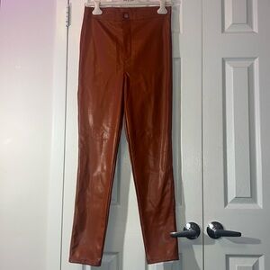 Streetwear Society | Rustic Orange High Waist Skinny Leggings | Womens | Bundle